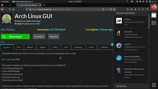 Arch Linux GUI May 2021 Update