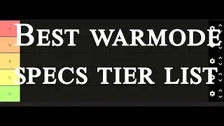 The war within SOLO tier list - Best warmode solo specs! - {pvp dps tier list}