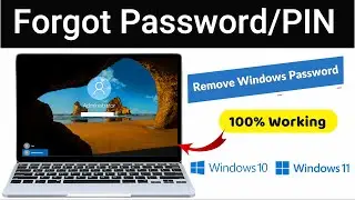 How to Reset Forgotten Password/PIN in Windows 10/11 | Forgot Windows Password/PIN | Windows 10/11