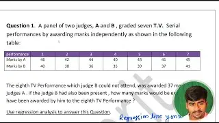 use regression analysis to answer this question || regression equestion ||how to solve regression eq