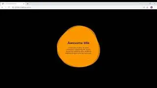 How to make awesom animation effect using HTML, CSS