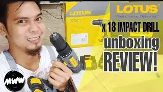 LOTUS 18V IMPACT DRILL UNBOXING AND REVIEW | LOTUS CORDLESS DRILL TEST | LTHD18VLI-2 MACHOWOODWORKS