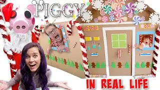 Roblox PIGGY In Real Life - ProHacker Trapped us in a Giant Box Fort