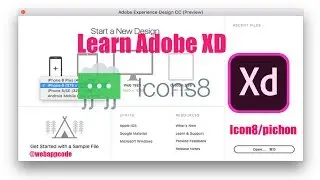 2: ADOBE XD: Best Icon to use with Adobe xd | Prefered icon (Icon8) | using Icon8 with Adobe XD