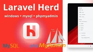 Laravel Herd with mysql and phpmyadmin for windows - without herd pro