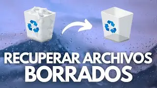 Recuperar documentos BORRADOS de la papelera de reciclaje GRATIS | Windows ✅