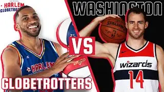 Globetrotter Challenges NBA Wizards Player to 1v1 of HORSE | Harlem Globetrotters