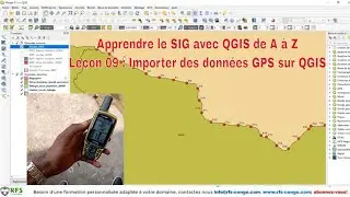 comment importer des points GPS dans Qgis, formation sig, Part.09