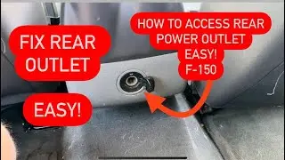 F-150 HOW TO FIX REAR POWER OUTLET. EASY!