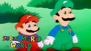 Super Mario World | A LITTLE LEARNING | Super Mario Brothers | Cartoons For Kids