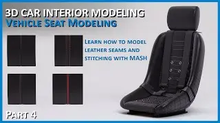 Master 3D Car Modeling: Interior Race Car Seats