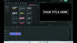 how to save a custom title in wondershare filmora 14