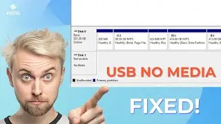 USB Flash Drive No Media?  How to Fix USB Drive No Media Probem - 6 Solutions