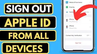 How  To Sign Out Apple ID From Other Devices | Sign Out All Devices at once