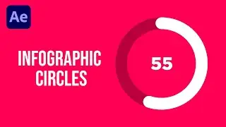 How to Create Infographic Circles Animation in After Effects