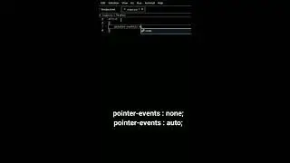 🔴pointer  event in CSS  