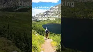 #hiking #hike #work #vacation #vacationmode #travel #travelvideo #traveltiktok #travelshort #nature