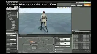 Female Movement Animset Pro UE4 - Blendspaces