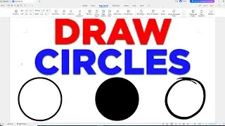 How to Draw a Circle in WPS Office Writer (2023) | Draw Shapes