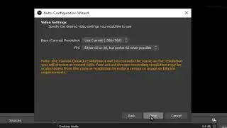 Open Broadcaster Software OBS Studio - Running the Auto-configuration Wizard Tutorial