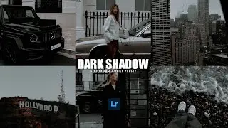 Dark Shadow - Free Lightroom Mobile Presets | Dark Preset | Dark Filter | Black Preset