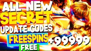 ALL 10 NEW *FREE SPINS* UPDATE CODES in PROJECT SLAYERS CODES! (Roblox Project Slayers Codes)