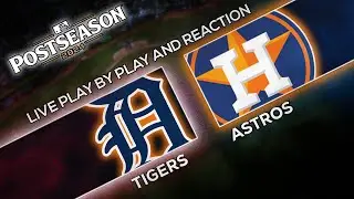 Tigers vs Astros MLB Wild Card Game 1 LIVE Play by Play & Reaction