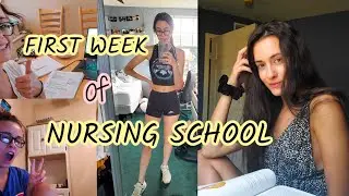 MY FIRST WEEK OF NURSING SCHOOL! (online) + Classes, School Supplies & Being Productive from Home