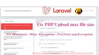 laravel OR  PHP  Fix Upload File  Max size