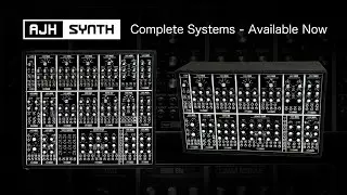 NEW! AJH Synth Complete Systems - 6U & 9U Pre-installed Eurorack in Powered Cases