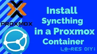 SyncThing in a Proxmox container to keep files up to date across multiple computers.