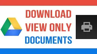 Download Protected/View Only PDF from Google Drive || Tải file chống in/download