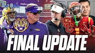 Previewing LSU Tigers vs USC Trojans in Las Vegas | Who wins between Brian Kelly, Lincoln Riley