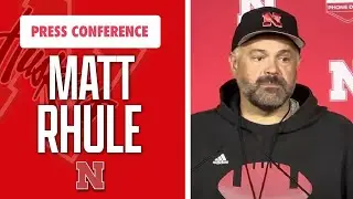 Nebraska Football Head Coach Matt Rhule meets with the media on Thursday I HuskerOnline I GBR