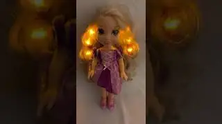 Tangled singing light up hair rapunzel