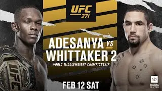 Исраэль Адесанья - Роберт Уиттакер Прогноз и аналитика на UFC 271