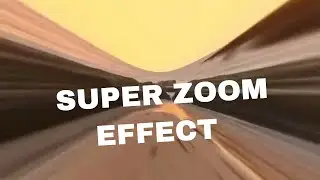 SUPER ZOOM TRANSITION  IN AFTER EFFECTS  | After Effects Easy Tutorial