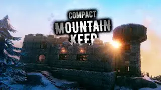 Valheim : The Buildthrough : Ep34 Compact Mountain Castle Build