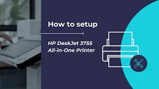 How to connect HP Deskjet 3755e all in one printer to a new network