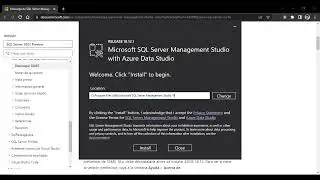 Instalación de SQL Management Studio