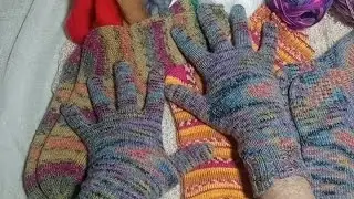 МУЖСКИЕ ПЕРЧАТКИ, НОСКИ, ЧТО НА СПИЦАХ
