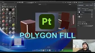 How to Polygon Fill in Substance Painter - #substancepainter  #gameshorttutorial