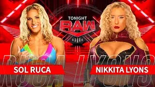 Sol Ruca Vs Nikkita Lyons - WWE Raw 2023