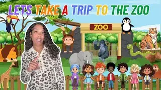 Trip To The Zoo| Learning with Ms Houston| Kid Songs + Nursery Rhymes