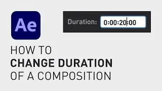 How to change length of a composition in After Effects
