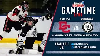 Divine Child vs Dearborn Unified | Hockey | Live Stream | 1-29-2021 | STATE CHAMPS! MI