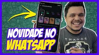 A ESPERA ACABOU! Personalize suas conversas do WHATSAPP com os NOVOS TEMAS!