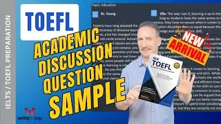 TOEFL Academic Discussion Question sample with answer (topic: education)