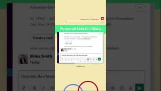 How to create a PRIVATE and personal task list in Slack #productivityhack #productivity #slackapp #