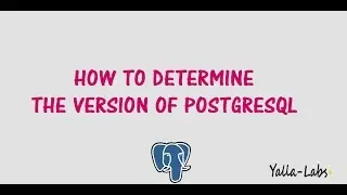 PostgreSQL - How to determine the version of Postgresql Server